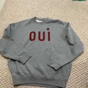 Clare v oversized and comfy Oui sweatshirt